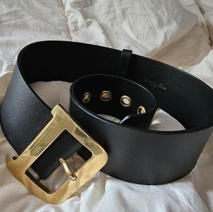 Women’s Diorquake belt in black calfskin